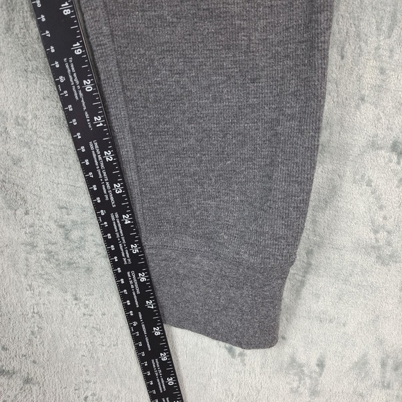 Polo Ralph Lauren Pants Large Gray Thermal Waffle Pajama Lounge Jogger Sleepwear - Picture 6 of 8